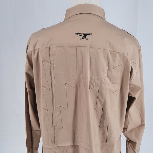 NEW Artful Dodger Anvil Lightning Shirt Men's 2XL Embroidered Long Sleeves - Picture 6 of 14